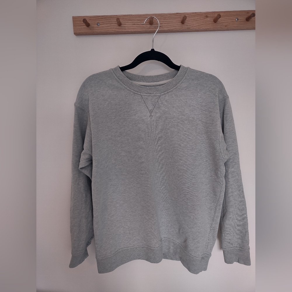Lululemon All Yours Crew Sweatshirt *Terry In Light Blue Size 6